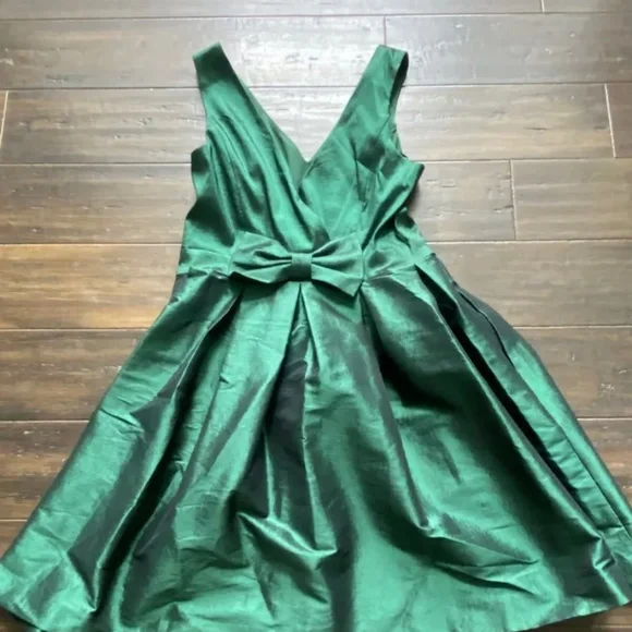 green emerald velvet dress Ladivine CD0201 Size 0, 8 Emerald Long Fitted Jersey Wrap Overskirt Prom Dress Pageant Gown Rhinestone Slit, 8 / Emerald main image 1